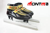 French Monte childrens short track skates professional speed skates men and women adult short track skates shoes Silver