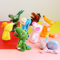 Hand Puppet Toy Animal Gloves Mouth Able to move children doll Gongzai Kindergarten Belly Storytelling Dinosaur Fox