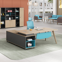 Boss table and chair combination simple modern manager supervisor single computer desk fashion large class office furniture