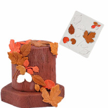 New product turning sugar cake silicone mold Sea leaves dry pace decoration Mousse chocolate baking tool Clay