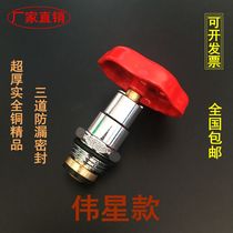 Great star PPR shut-off valve core new pure copper valve core DN20 25 boutique brass valve core PE stop valve core