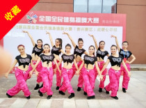 Jazz dance new lead dancer aerobic dance top knotted loose lace-up short sleeve T-shirt short blouse