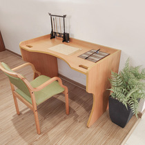 Custom Aging Furniture Custom Daycare Center Nursing Home Aged Apartments Book Room Calligraphy Table Wooden Desk