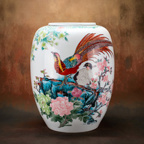 Heavy Ware preservation Chinese ceramic art Lifelong Achievement Award provincial master Yuan Shufan hand-painted vase ornaments