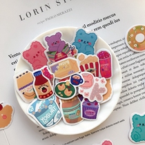 Sweet Sugar Diary Hand Tent Sticker Small Sticker Cartoon And Paper Hand Ledger Sticker Packs Ins Girl Hearts Hands Account Material Life Diary Diy Ritual Sensation Stickers Big Gift Bags Decoration Stickers Stationery