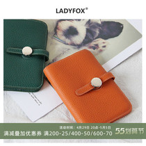 New Pint Genuine Leather Small Wallet Card Bag Small Leather Clip Soft Feel Head Layer Cow Leather Short Wallet