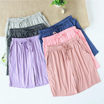 Summer Women Sleeping Pants Modale Pure Cotton Shorts Loose big code Home Pants Casual 50% Home Pants Pure Color Thin