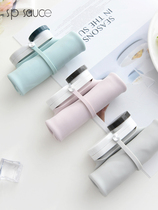 Japan portable foldable food grade silica gel cups readily shatter-resistant leak-proof kettle temperature milk cup warmers