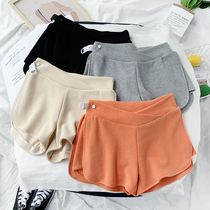 Pregnant women leggings summer sports shorts summer clothes low waist pants wear three-point hot pants anti-light safety pants summer