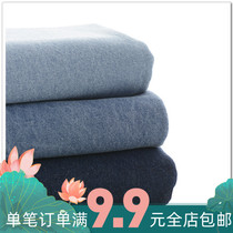 Kikujia fabric fabric day single denim cotton washed thick denim fabric