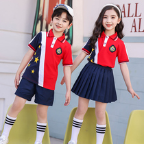 Kindergarten uniform summer school uniform Primary School students cotton sports class uniform graduation photo clothing Childrens Day performance