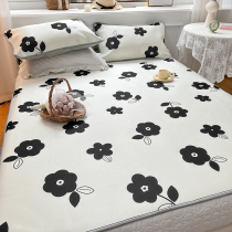 Ice silk cool mat Three sets of washable folding summer air conditioning Soft XI Single double 1 5m1 8 m Ice mat