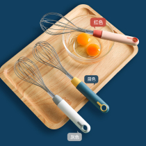 Home Small Manual Eggbeater Stirrers Beaten Eggstick Cream Egg White Hairdresser Egg Pumping Eggware Stainless Steel