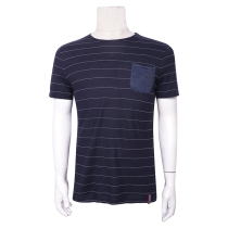 Special 260 - B AUN B FFEL summer mens casual short-sleeved T-shirt black stripes