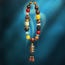 Original upscale car pendant transwarp cylinder bodice Bodice Hanging Ornament Rearview Mirror Green car decorated pendant male and female