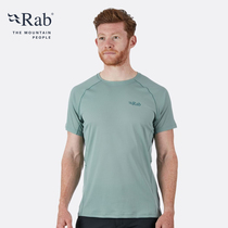 RAB Rui Po Pulse mens T-shirt outdoor sports stretch Fast Dry super light top short sleeve 78g QBU-79