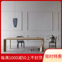 Nordic solid wood conference table modern desk simple Long Table Table Table Table Table Table