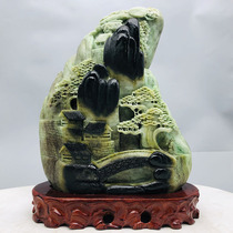 Last new drain on The great cause of the family Chinas four famous jade-only mountain jade pendulum pieces 13 8 catties y91