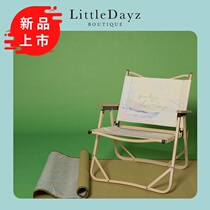 Littledayz outdoor folding chair portable super light chair fishing chair leisure camping picnic chair barbecue chair