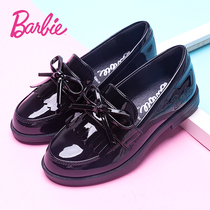 Barbie Girls Leather shoes 2021 Spring Princess shoes jk shoes Girls Black leather shoes British style childrens jk shoes