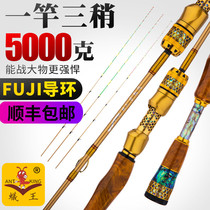 2020 Ant King Golden Dragon Raft Double Splits Rod Set Micro Lead Soft Tail Tip Titanium Alloy Bridge Rod Raft Fishing Rod