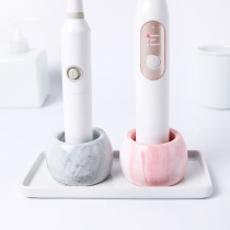 Japanese ceramic electric toothbrush holder toothbrush holder Nordic marble bathroom supplies