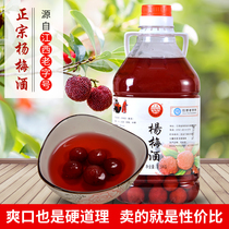 Wild bayberry wine 5 kg barrel fruit wine farmers self-brewed high degree of liquor Shochu plum wine Fresh bayberry soaked