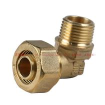 Guangdong Foshan Rifeng aluminum-plastic composite pipe water pipe solar accessories 1620*4 points 6 points external teeth elbow