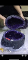 Natural amethyst cornucopia ornaments