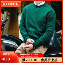 Spring and summer Scottish William Lockie British veteran round neck lamb wool basic sweater
