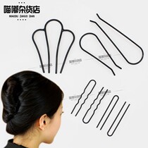 Korean hair comb Korean disc hair device Hair plug comb French disc hair tool Headwear Hair hair braiding artifact u-shaped clip