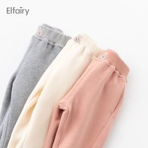 Elfairy girl plus suede pants baby casual pants baby swing winter style baby sports pants integrated suede