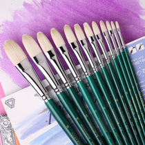 Korean original hwahong Hua Hong series Oil Brush acrylic brush bristles 808 series