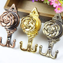 Curtains qiang gou bi gou curtains adhesive hook curtain accessories rose plum Crystal alloy Phoenix decorative metal adhesive hook