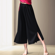 Dance pants Womens loose wide leg pants Modal modern dance clothing Adult body clothing National classical dance practice pants