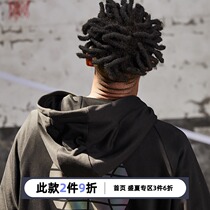 ZONEID2021 spring basketball print hooded sweater mens trend American hip hop loose leisure sports sweater