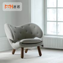 Nordic Creative Light Luxury single cloth Sofa Chair Designer Living-room Bedroom Balcony Sloth Casual Chair Pelican Chair