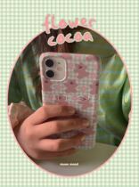 (Spot) musemood Korea flower cocoa Daisy mocha bear Apple phone case
