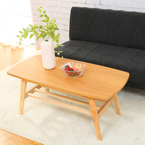  Muyou solid wood coffee table Simple modern Japanese wood color small coffee table Living room furniture small apartment table