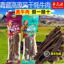Qinghai Terfic Sant Tianyuan Plateau Air-dry Yak Meat Dry 5 fragrant and spicy flavor casual snack independent bagged snacks