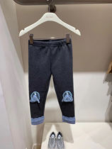 F2GD94287 mini peace Taiping bird children dress 2019 winter dress new girl hit bottom pants 329