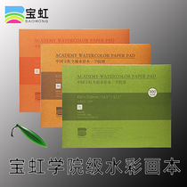 Baohong watercolor This is surrounded by glue pure cotton pulp watercolor paper 200g300g thick veins with fine grain watercolor write raw material
