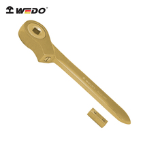 WEDO dimensions AL119 aluminium bronze explosion proof ratchet wrench without spark tool customization