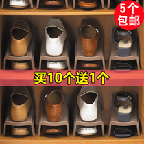 Japan imported shoes storage artifact creative shoe rack plastic simple space saving simple shoe cabinet storage shoe box