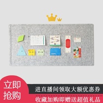 Custom felt Board color felt wall stickers kindergarten works display cork board photo wall message board bulletin board