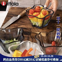 Nordic Finland imported iittala Legend Lake Bowl small Bowl solid color lead-free glass flagship tableware Big Bowl shop