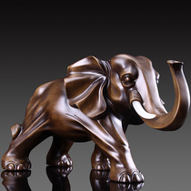 Zhaocai ornaments home living room wine cabinet TV cabinet decoration crafts elephant pair decoration creative new Chinese style