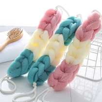 Bath towel double-sided strong back towel pull back Strip men and women clean back decontamination Mud Artifact long strip back bath towel