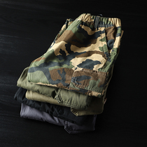 Foreign trade tail single cut mens pants American camouflage pants mens autumn straight loose mens pants