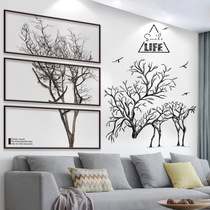 3D three-dimensional wall stickers background decorations Wall wallpaper stickers bedroom boys room layout wall painting wallpaper self-adhesive